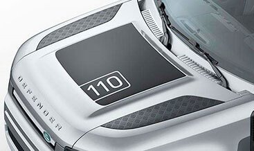 Matte Black Bonnet Decal — Factory-style bonnet wrap for rugged look