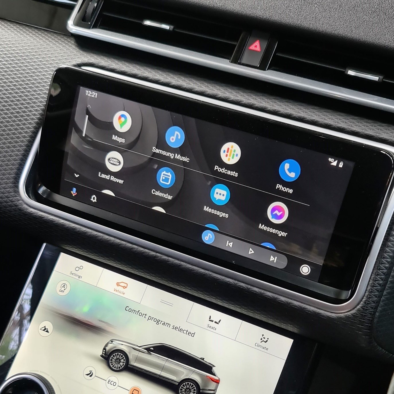 Android Auto Activation — Full Android smartphone integration on Land Rover Pivi Pro display