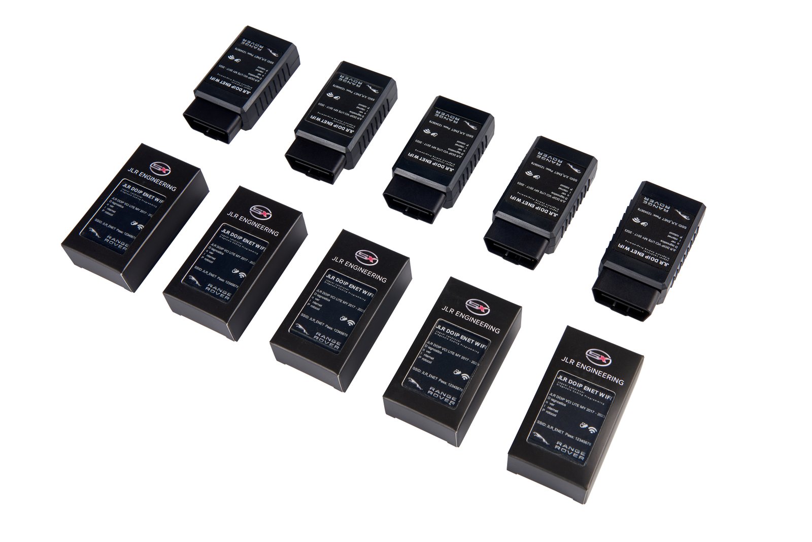 JLR Enet WiFi Adapter — JLR Enet WiFi adapter — portable diagnostic tool for mobile use