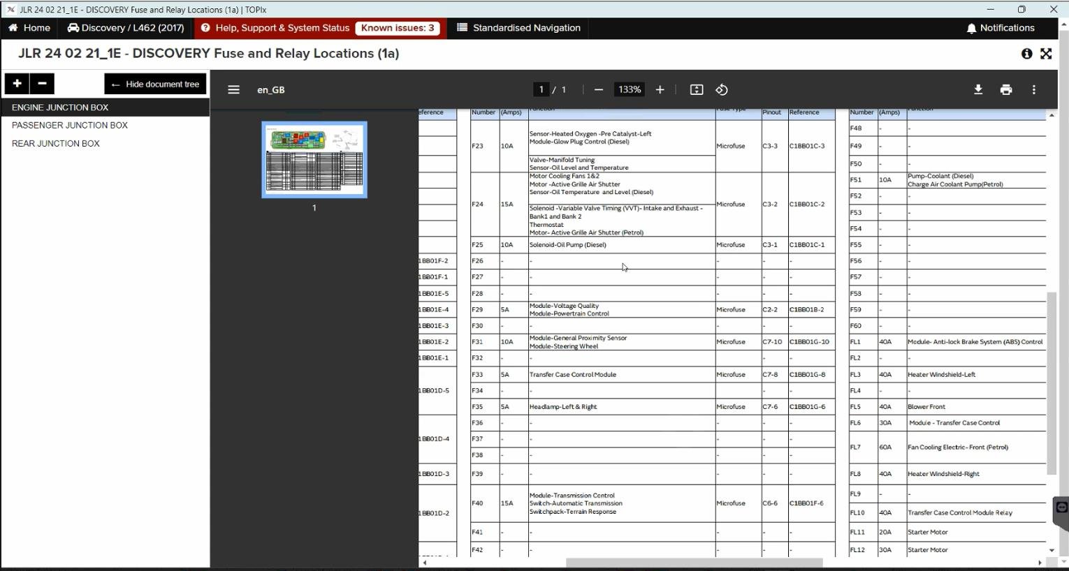 TOPIx Cloud — Diagnostics workflow — Running application and system checks