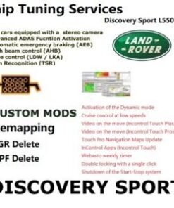 Custom Coding Services for DISCOVERY SPORT 2015-2019