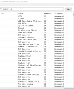 Alternative view of New JLR CCF Tools 4.9 CCF Editor for JLR 2017-2026