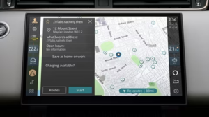 Africa Middle East Europe Map Region Change and Map Update for JLR PIVI Pro