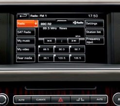 Radio frequency adjustment
  (for USA vehicles)