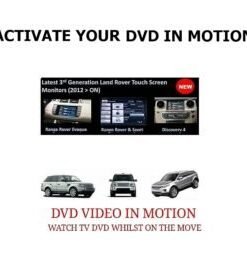 Video In Motion Activation Service for Land Rover Range Rover Jaguar